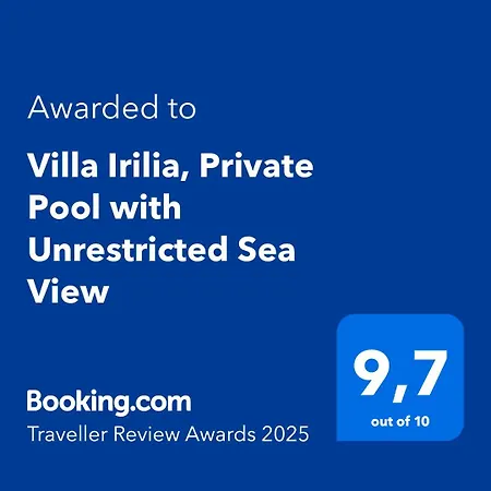 Appartement Irilia, Private Pool With Unrestricted Sea View